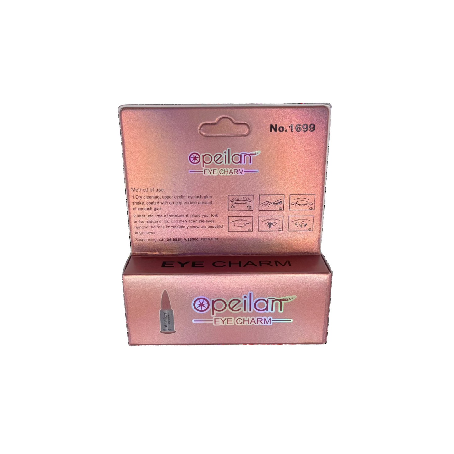Opelant Eye Charm packaging on a white background
